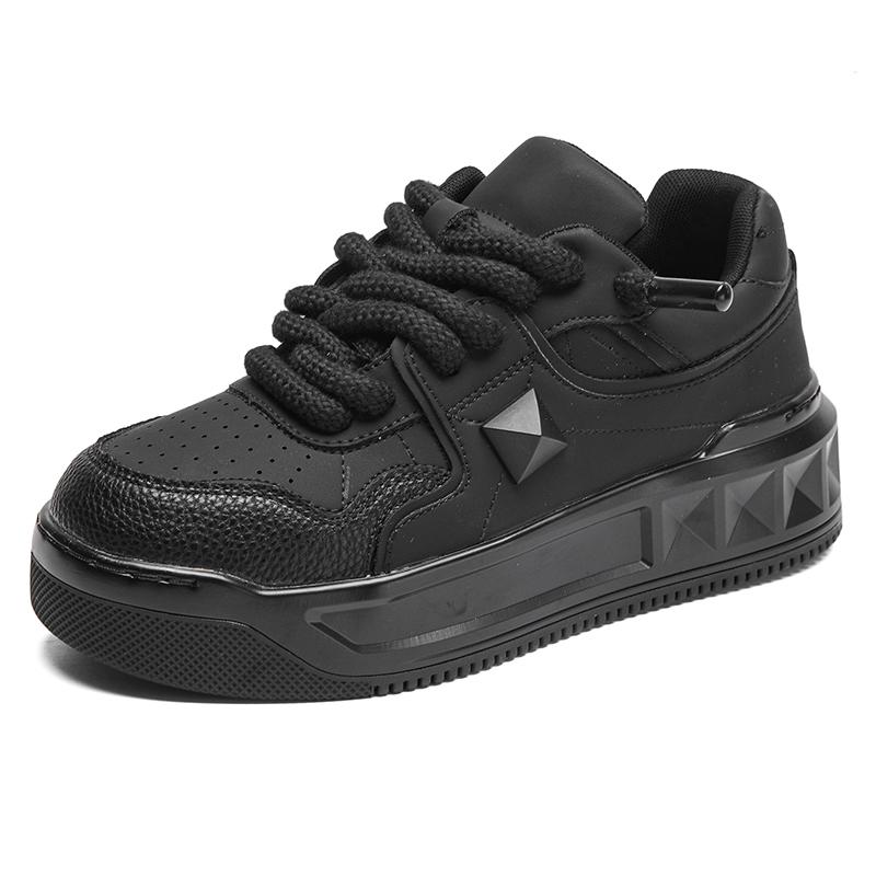 Sneakers da uomo con plateau, nuove e alla moda, 2024, comode e traspiranti, da uomo, firmate, originali, bianche, da uomo.