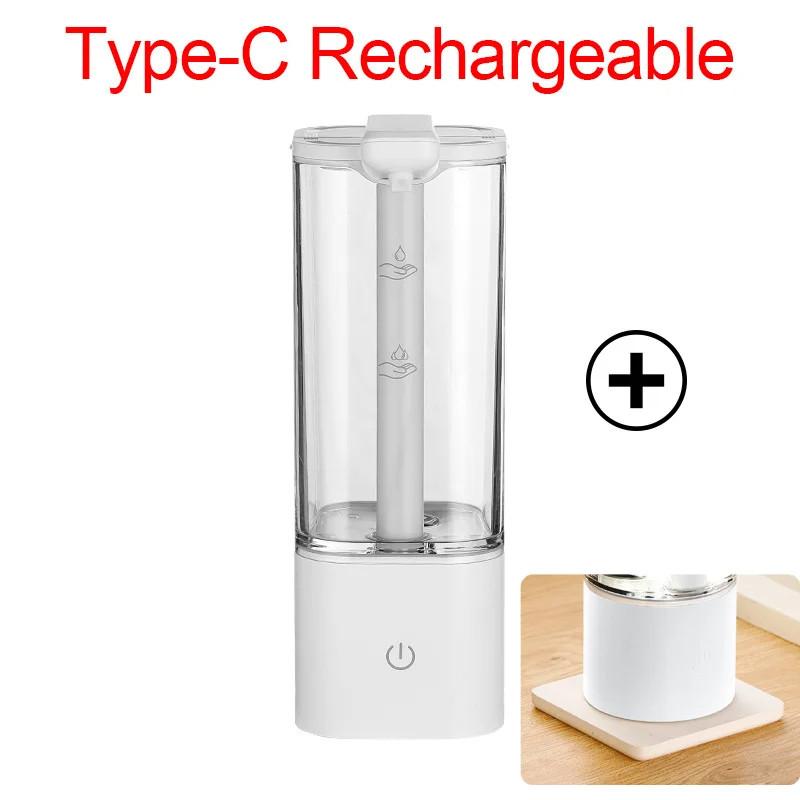 550ml Kitchen Automatic Liquid Soap Dispenser Large Capacity USB Rechargeable/Battery Touchless Hand Sanitizer Dispenser