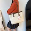 Korean Style Pu Tote Bag Handbag Shoulder Bag Simple Underarm Bag  Travel