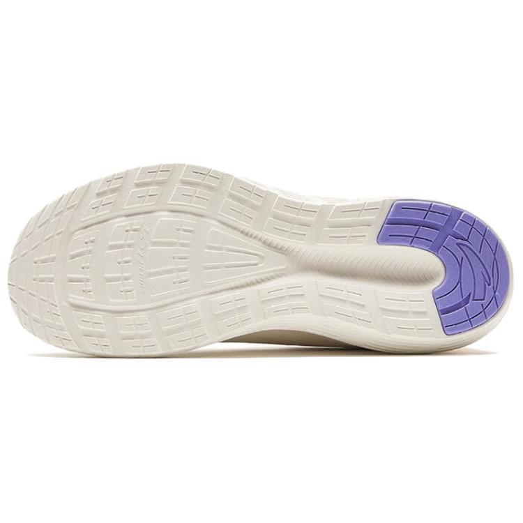 Anta Light Cloud Cushioning Lightweight Low Top Casual Running Shoes Women's White Pink 122345530-4