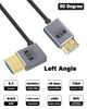 Duttek 8k Mini-HDMI zu HDMI Konverter Kurz 1 Stecker zu Stecker Konverter Unterstützt für Kameras und Camcorder L-förmiges Kabel, 30 cm, 48 Gbit/s, Ultradünn