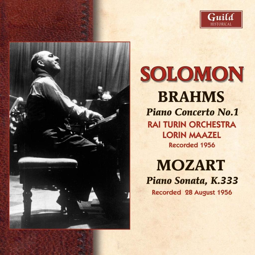 CD SOLOMON CUTNER, LORIN MAAZEL, RAI O - Solomon Plays Brahms & Mozart GHCD2353 Non Japan ObiClassical Used