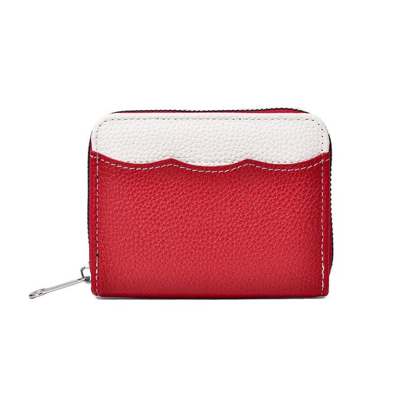 New Textured Multifunctional Zipper Change Bag Women's New Japanese and Korean Fashion Coin Bag Card Bag