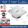 With Cleaning Port Shower Floor Drain 304 Stainless Steel Drainage Port  Bathroom