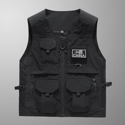 Spring and Autumn New Multi Bag Vest Men's Workwear Quick Drying Vest
