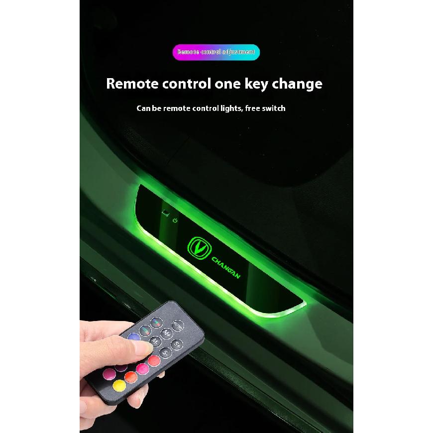 Car LED Wireless Threshold Light For Changan X5 X7 CS35 Plus CS85 CS55 Aslvin CS75 CS95 CS70 UNI-K Z V Hunter CS15 CX70 CX20