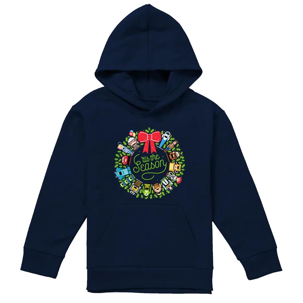 Toy Story Childrens/Kids Wreath Christmas Hoodie