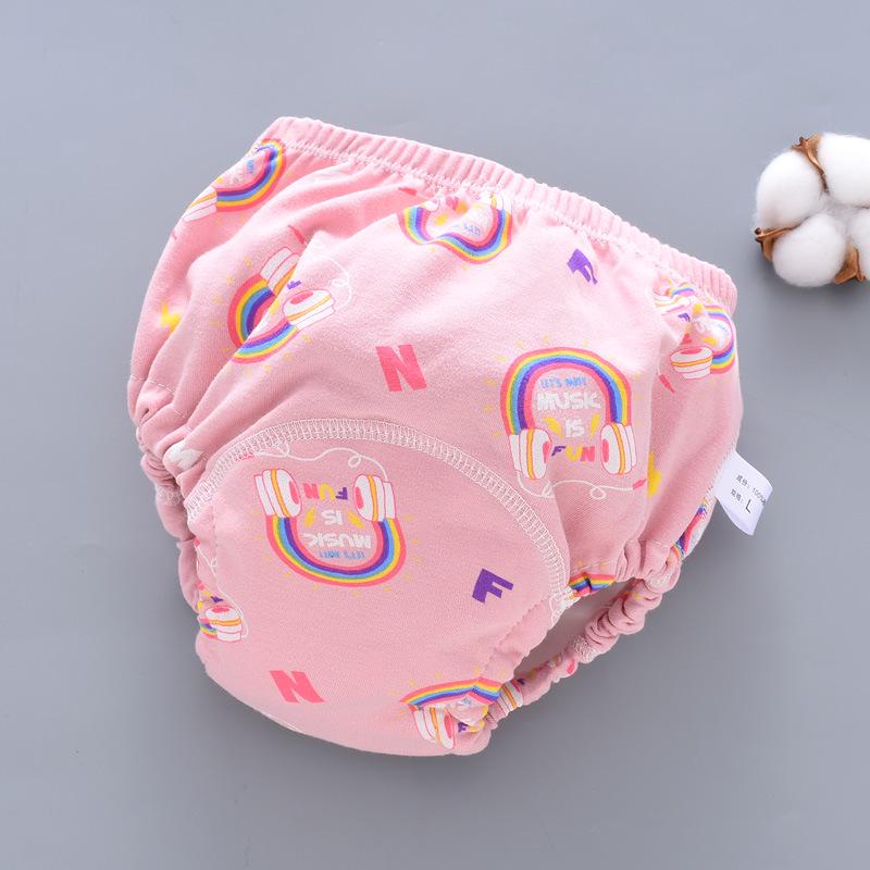 Washable 6-Layer Baby Training Pants - Breathable Cloth Diapers for Spring/Summer