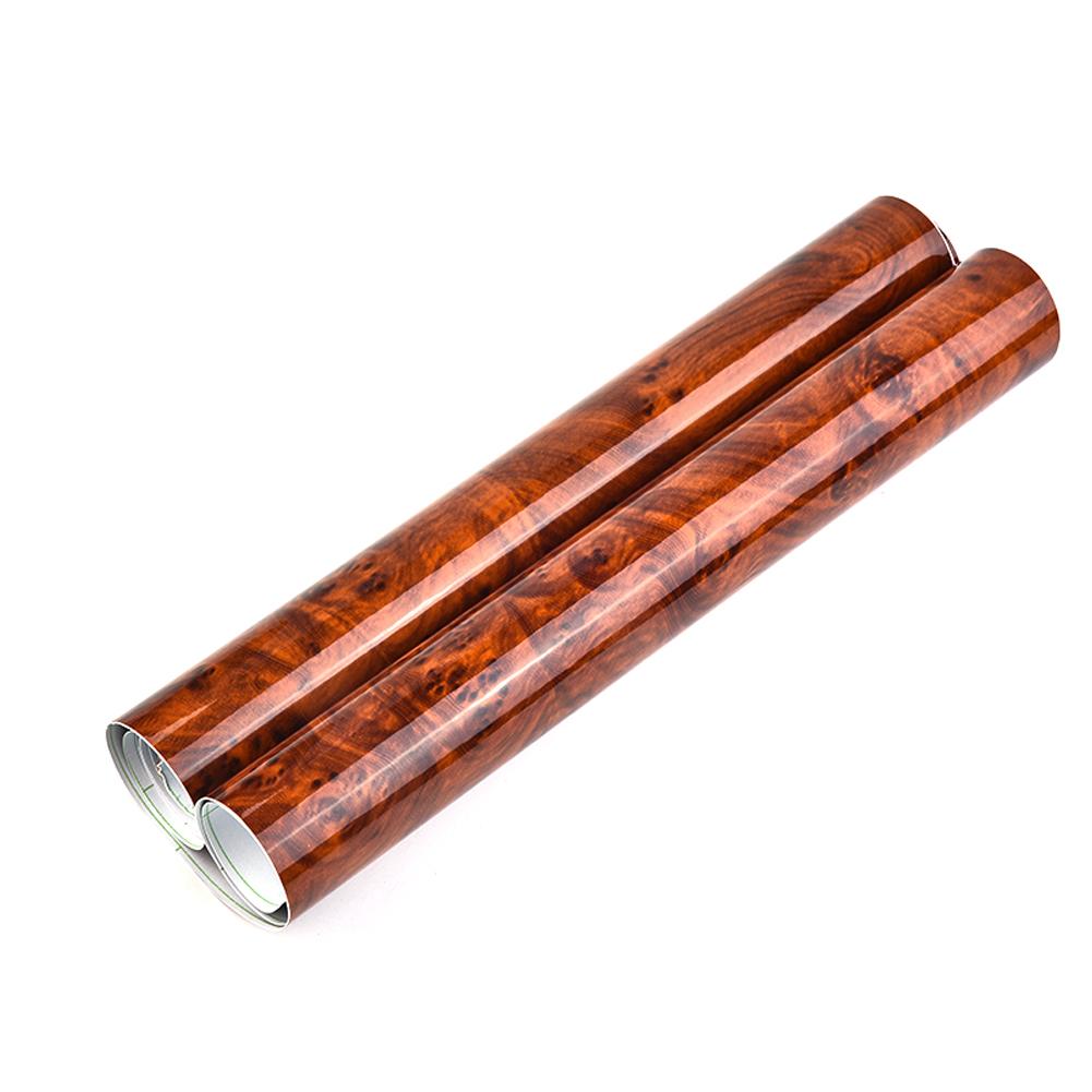 DIY Car Sticker Film Wood Grain Vinyl Decal Hög temperatur Långvarig