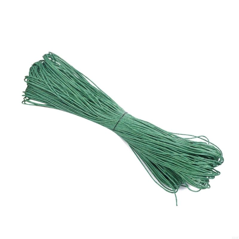 Multipurpose Cotton Waxed Thread 65.61yardX1mm Braiding Cord String for Jewelry Making Home Decoration and Gift Wrapping HX6C