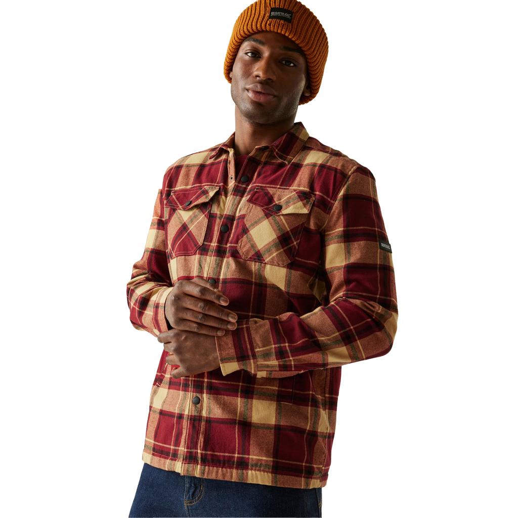 Regatta Mens Spennith Checked Shirt Jacket