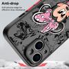 Mickey Minnie Maus Handyhülle für Apple iPhone 15 16 Pro XS Max 13 14 Plus XR SE 7 8 12 11 Pro plus Matt