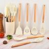 12pcs Heat-Resistant 12-piece Set Kitchen Utensils Multi-functional Save Space Silicone Kitchenware Set Eco-Friendly