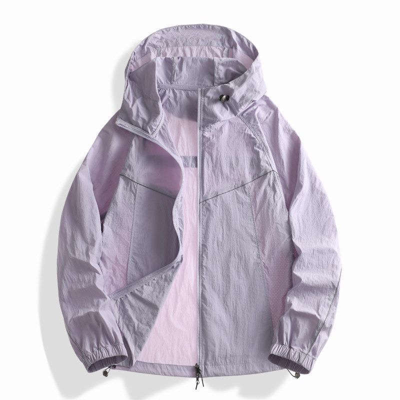 Foreign Trade Big Brand Cut the Tag off Tail Goods Summer Men and Women Couple Lightweight All-Match Loose Hood Sun Protection Clothing Outerwear Top