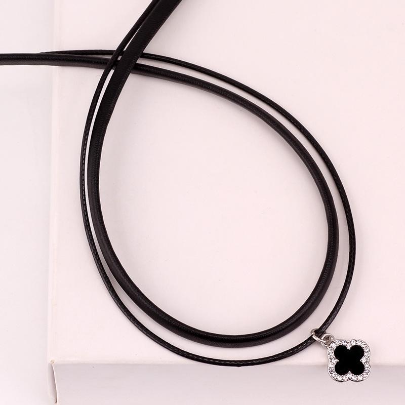 Sophisticated Geometric Choker Necklace For Women Fashionable Double Layer Korean Jewelry