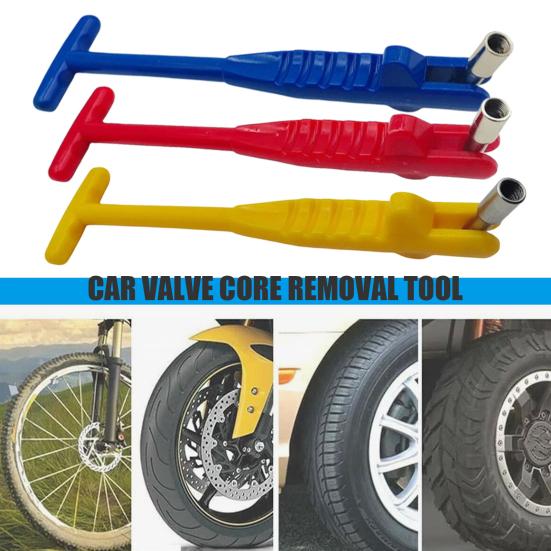 Emergency Roadside Tire Repair Valve Stem Puller Tool Kit, Removal And Installation Tool, Vehicle Core Replacement Reusable Remover for RV Truck