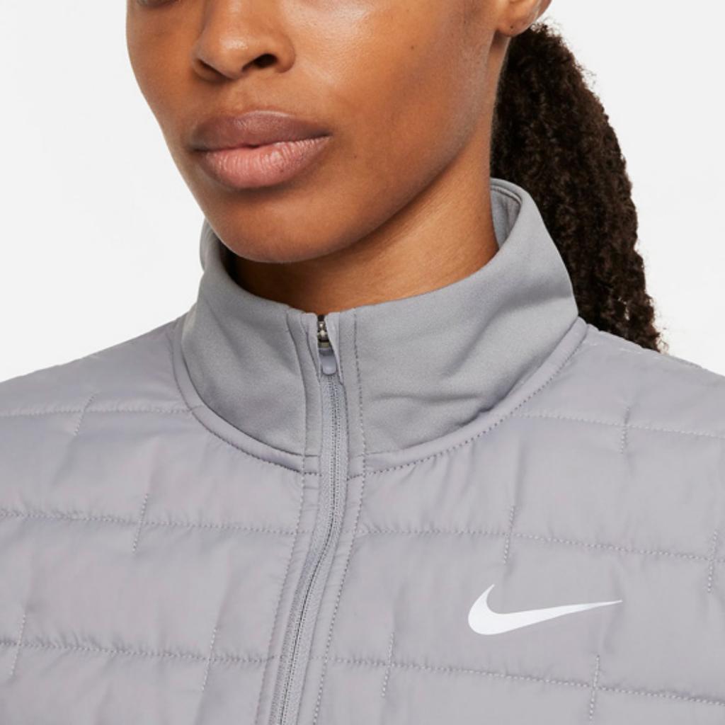 Nike Pufferjacken Damen Premium Grau Stehkragen Moderat DD6062-073