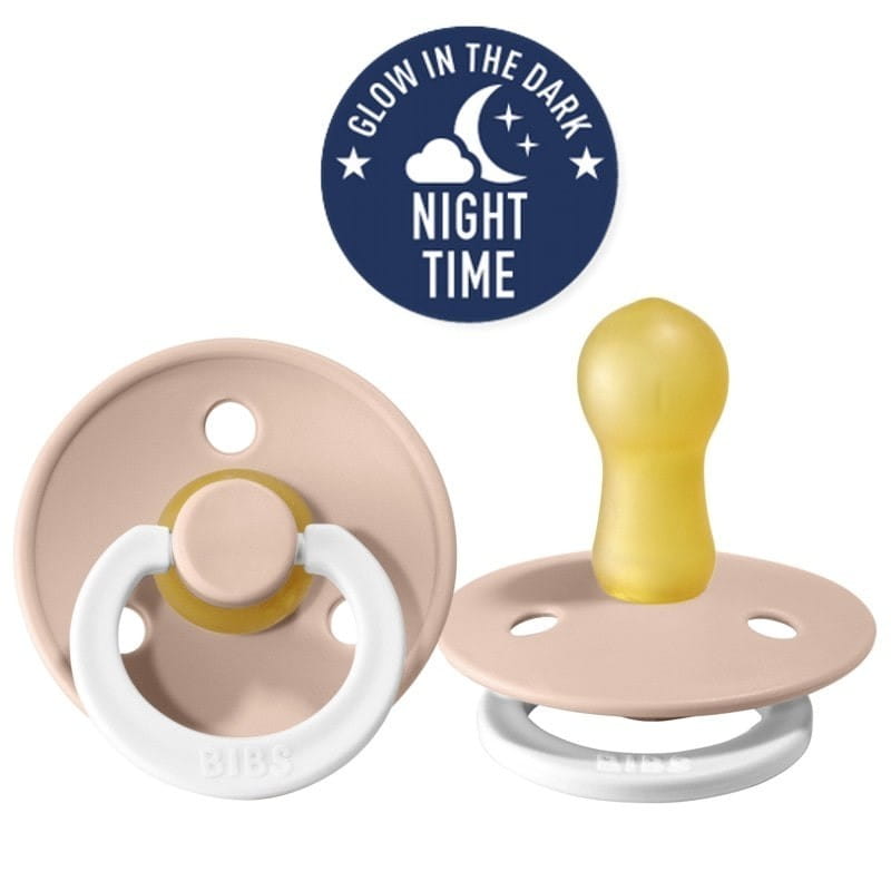 Bibs Blush Glow In Dark S Smoczek Uspokajający Kauczuk Hevea