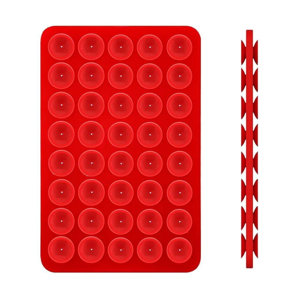 Silikon-Telefongehäusehalterung mit Saugnapf, rutschfester Telefonständer mit Saugnapf, Silikon-Telefonhalter in verschiedenen Farben für Selfies und Videos