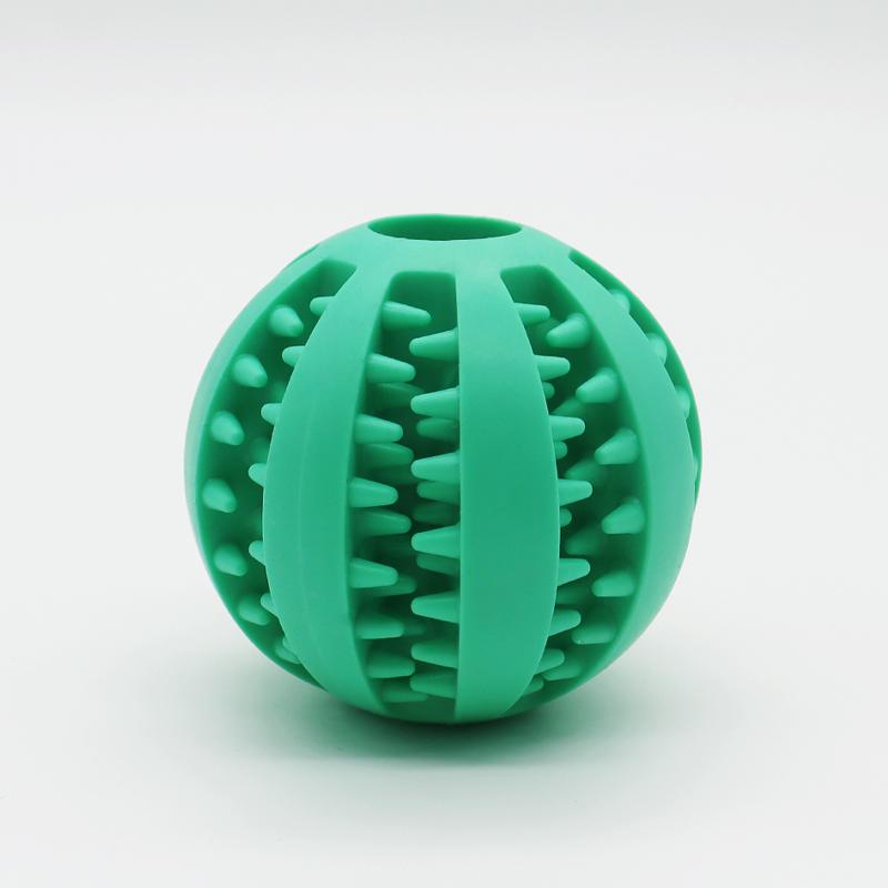 OEM ODM Tough Durable Natural Rubber Teeth Cleaning Interactive Ultra Pet Dog Chew Ball Toy