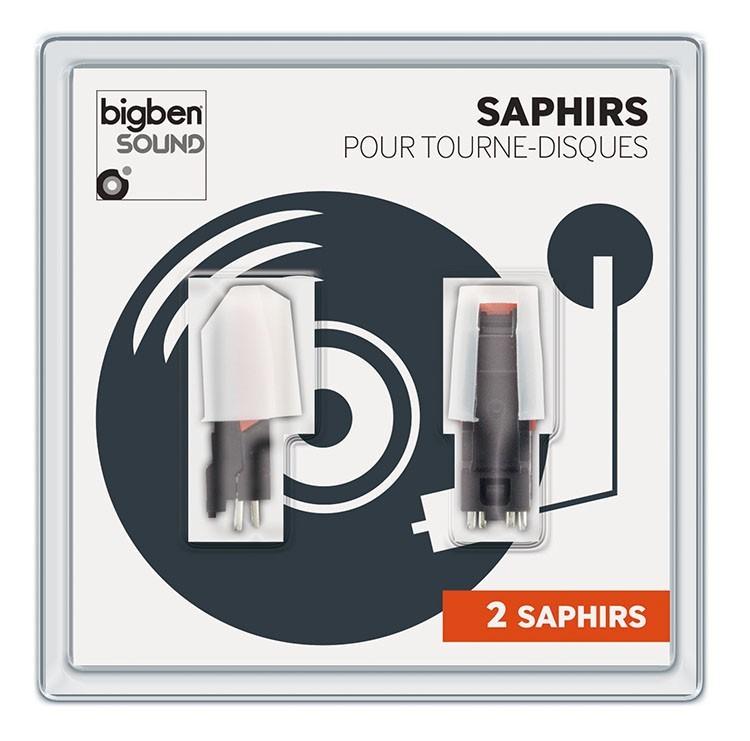

Bigben SAPHIRTDBLI - set of 2 inserts for Bigben and Thomson turntables, Thomson чорний