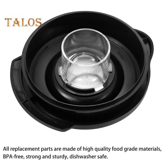 Entsafter-Deckel, lebensmittelecht, austauschbar, langlebig, mit abnehmbarem, transparentem Becher-Mixer-Deckel