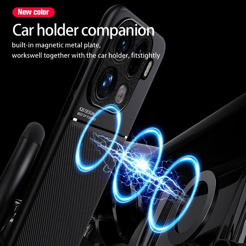 Rugged Non-Slip Case for OPPO Find X9 Pro Protective Cover Magnetic Suction Holder Coque Fundas Capa