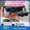 BGI1 2026 New For VOLKSWAGEN VW 2pcs Replacement 127mm Car Front Grille Badge or 110mm Rear Trunk Boot Emblem Lid Stickers For Golf 5