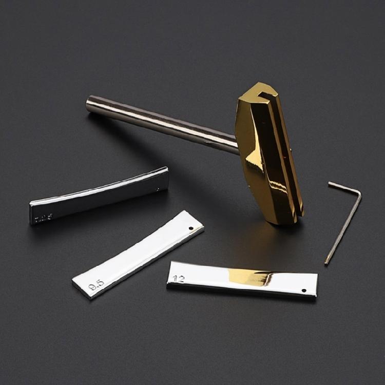 Fretboard Press Caul and Radian Fret Inserts with Wrench Luthiers Repair Tool