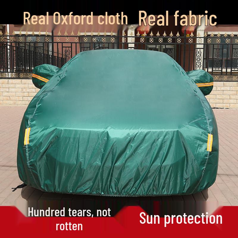 Oxford Cloth Car Cover - Thickened, Antifreeze, Sun & Rain Protection, Heat Insulation for Snow and Frost