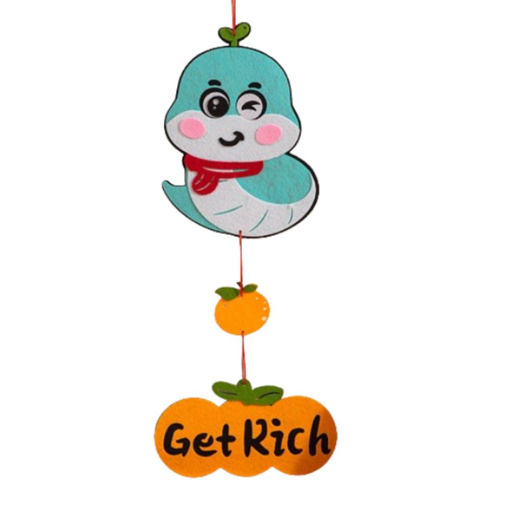 

Traditional 2025 New Year Lucky Pendant Fu Character Hanging Ornament Spring Festival Supplies Style 1