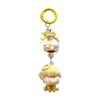 Christmas Labubu Kawaii Particles Keychain Bag Cell Phone Charm Key Chain Christmas Gift Cute Plush Charm