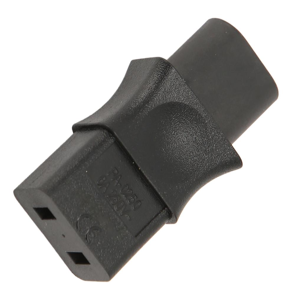 Adaptér IEC320 C8 na IEC320 C9 C8 Samec na C9 Samice Měnič Napájecí Zástrčka AC 250V 6A 1500W