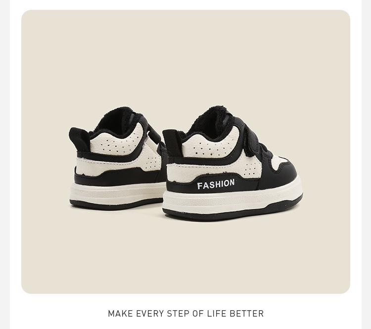 Infant Winter Warm Cotton Shoes: Baby Boys' & Girls' Casual Sports Walking Shoes