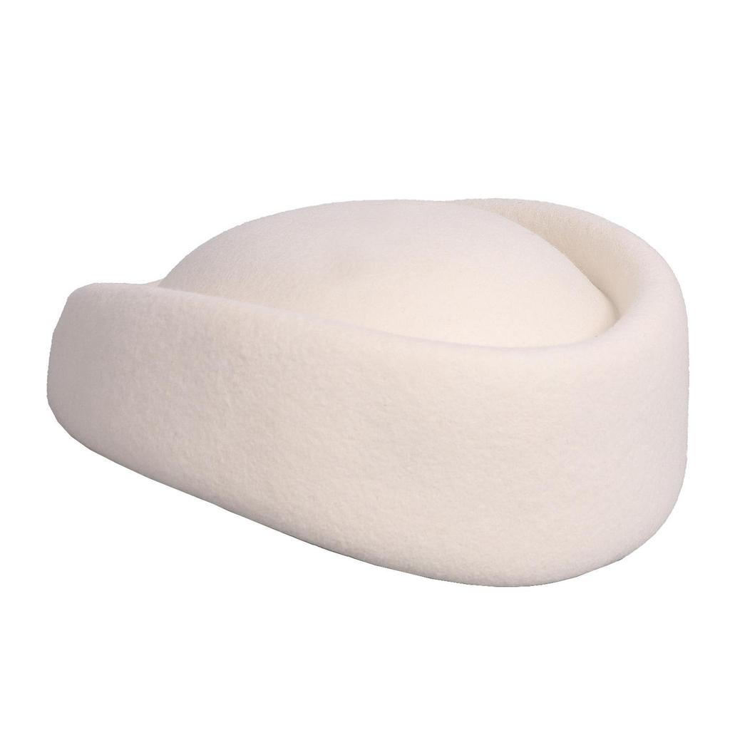 Damskie fascynatory kapelusze vintage lata 60. wełniana czapka stewardesy kapelusz typu pillbox łezka koktajlowy fascynator baza klips do włosów