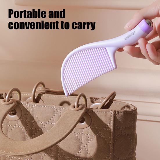 Roller Massage Hair Comb for Women, Portable Anti-static Hair Detangling Comb, Hair Styling Comb for Thin Thick Curly Long Hair