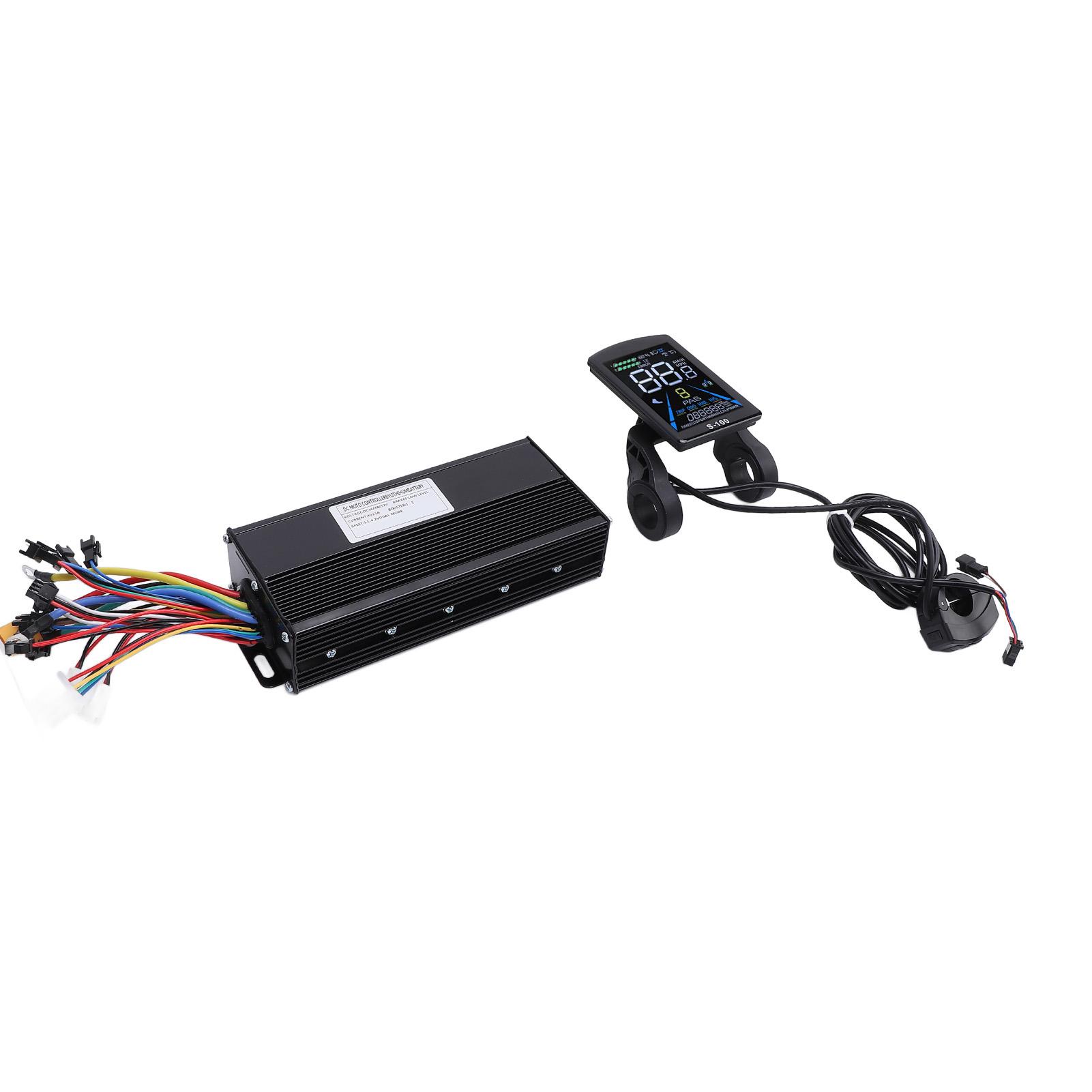 Electric Bike Conversion Kit 40A 3 Mode Sine Wave Controller S-100 LCD Display Panel for Electric Bike Scooter