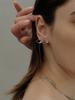 The Part Of [Silver 925] Snake Ribbon Earrings