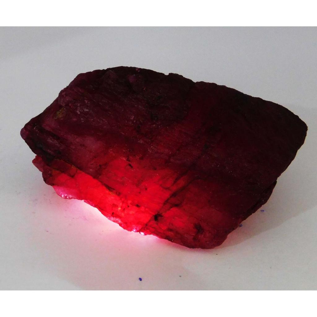 555 Ct NATURAL Red RUBY Huge Rough Earth Mined CERTIFIED Loose Gemstone 1AZ-26