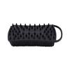 Silicone Body Scrubber Rectangular Gentle Massage Exfoliating Silicone Bath Brush with Hanging Hole