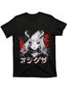 Unisex T-shirt Horned Priestess Design in Dark Punk Gothic Style for Both Genders Summer ShortSleeve Printed Tee 20