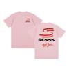 Ayrton Senna Vintage Tshirt Racing Brazilian Graphic Oversized Breathable Cotton Men T Shirt New Tee Tshirt Womens Tops
