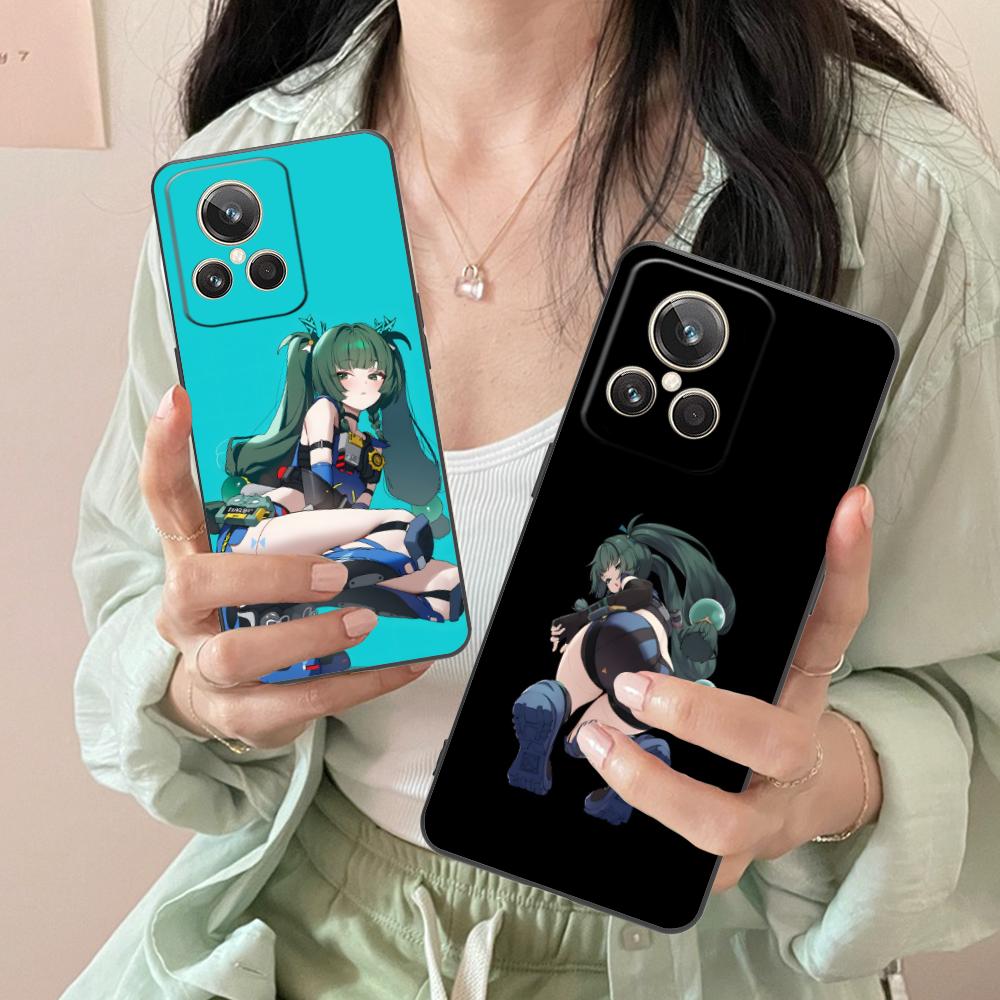 Zenless Zone Zero QingYi Phone Case for Realme 15 14 13 12 11 10 9 Pro Plus T i Lite 5G Colorful Printing Cover Cover Smartphone