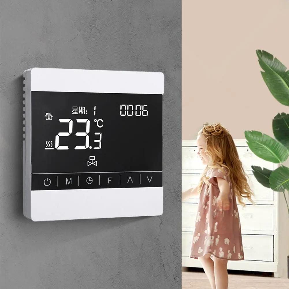 Thermostat, LCD Panel Thermostat, Smart Thermostat For Floor Heating. Home Improvement Hardware Parts For Home