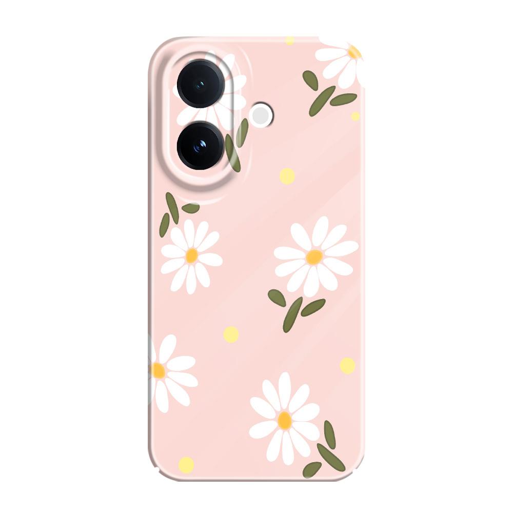 

Falling Daisies Phone Case For VIVO V60 V50 V40 Lite V27 V25 V23 V23E V20 Pro 4G 5G Film Hard Cover V23E 5G