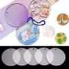 Pendants Discs Circles Keychain Blanks Discs Keyrings Acrylic Blank Keychain Acrylic Clear Circle