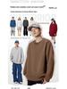 Men's 2024 Winter Thick Lambswool Hoodie - Round Neck, Solid Color, Long Sleeve, Velvet-Enhanced Warm Fleece.