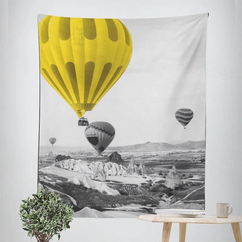 Gray and White Tone Creative Decorative Tapestry Home Wall Decoration Office Living Room Tapestry