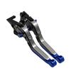 YUANYE Adjustable CNC Aluminum Brake Clutch Levers Compatible with Z125 KSR PRO Foldable, Retractable, 6-Position & - Ninnja250, 250R, 250SL, 250TR,