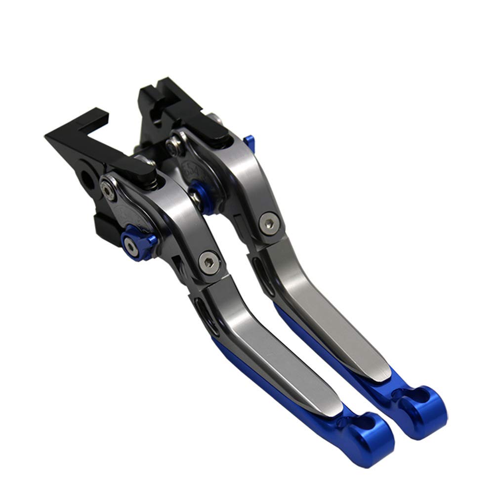 YUANYE Adjustable CNC Aluminum Brake Clutch Levers Compatible with Z125 KSR PRO Foldable, Retractable, 6-Position & - Ninnja250, 250R, 250SL, 250TR,
